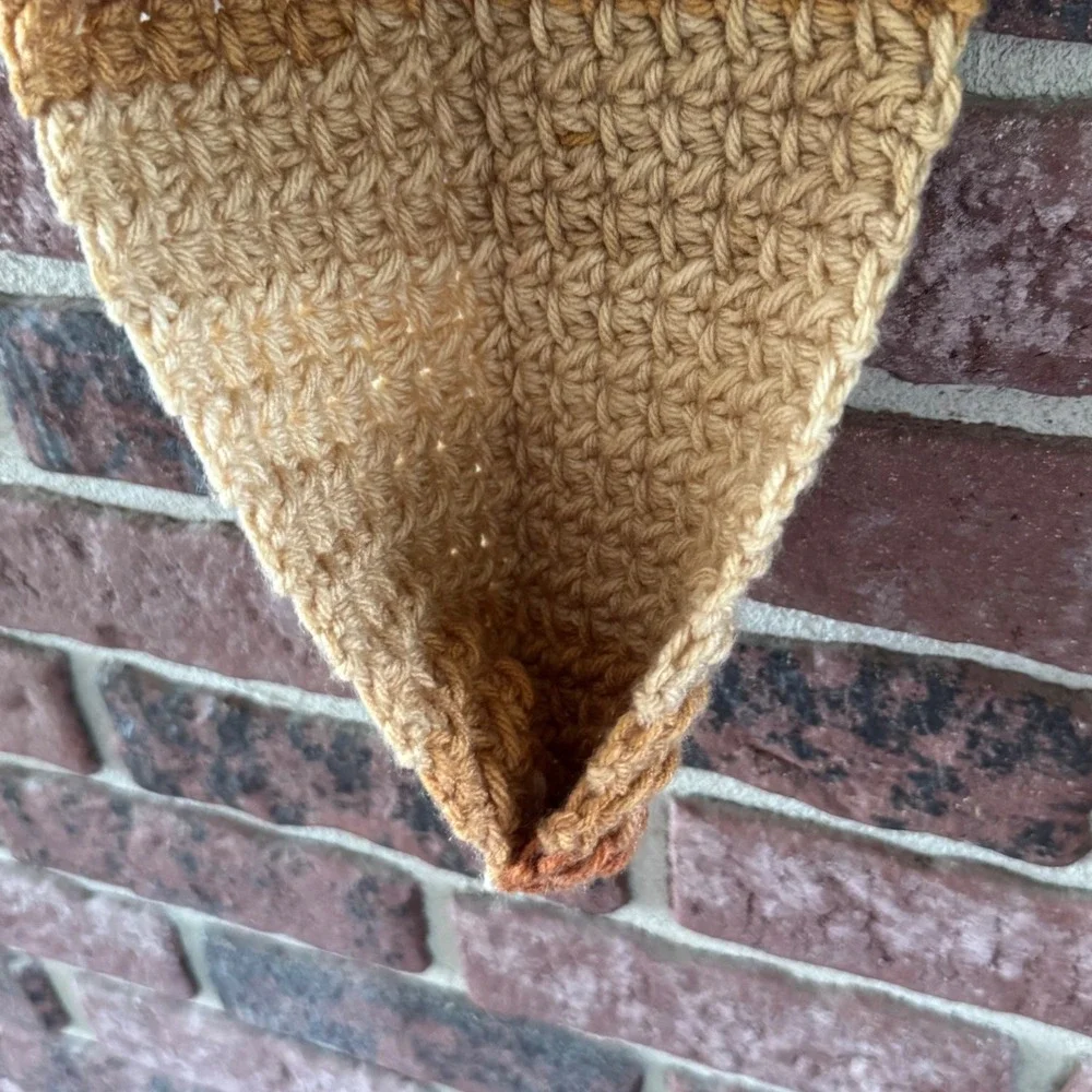 Handmade crochet scarf